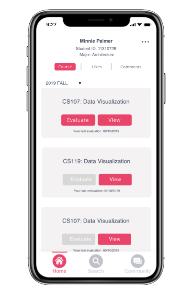 Course Evaluation Website/App — project image 56.1