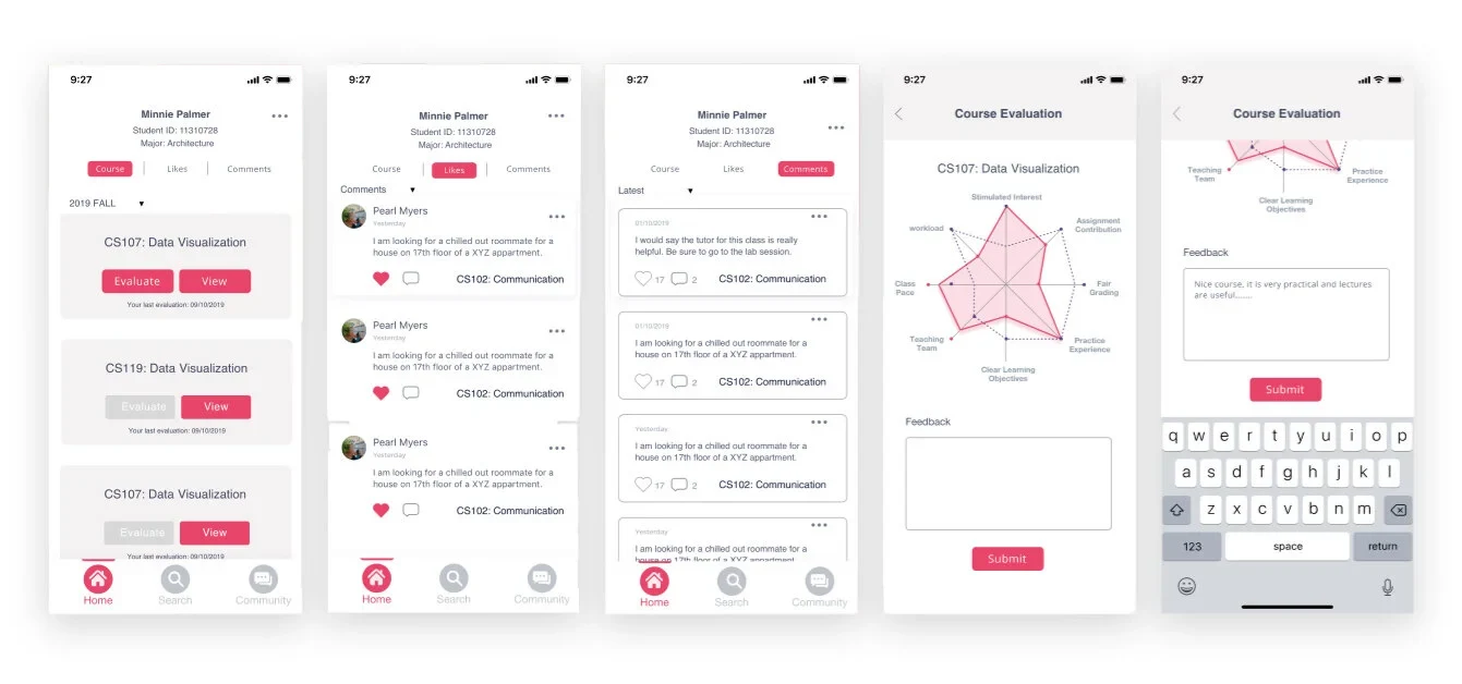 Course Evaluation Website/App — project image 35.1